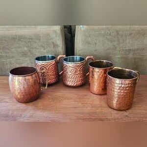 Copper Owl Moscow Mule Mugs Set